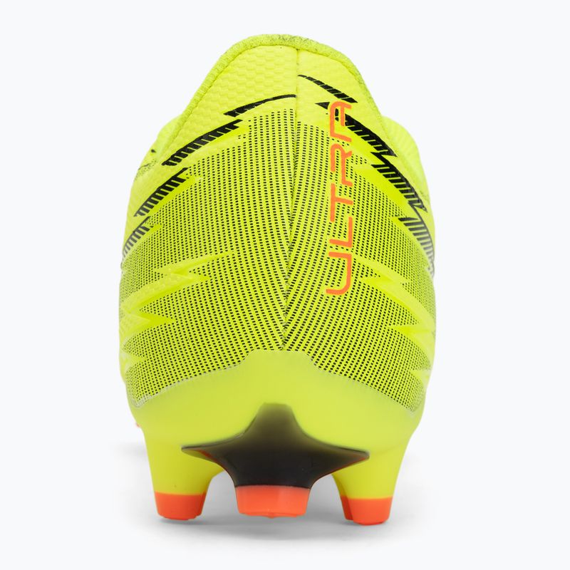 Încălțăminte de fotbal PUMA Ultra 6 Play FG/AG yellow alert/puma black/glowing red/lime squeeze 6