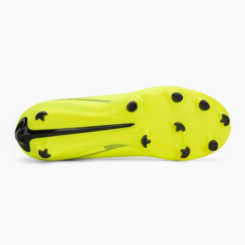 Încălțăminte de fotbal pentru copii PUMA Ultra 6 Play FG/AG Jr yellow alert/puma black/glowing red/lime squeeze 4