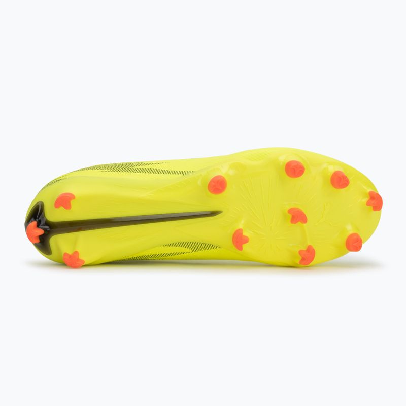 Încălțăminte de fotbal PUMA Ultra 6 Play+ FG/AG yellow alert/puma black/glowing red/lime squeeze 4