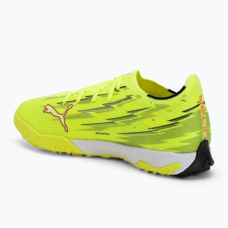 Încălțăminte de fotbal PUMA 6 Match TT yellow alert/puma black/glowing red/lime squeeze 3