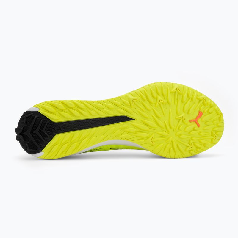 Încălțăminte de fotbal PUMA 6 Match TT yellow alert/puma black/glowing red/lime squeeze 4