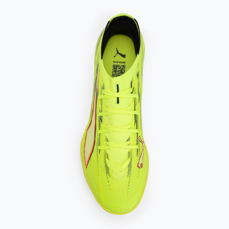Încălțăminte de fotbal PUMA 6 Match TT yellow alert/puma black/glowing red/lime squeeze 5