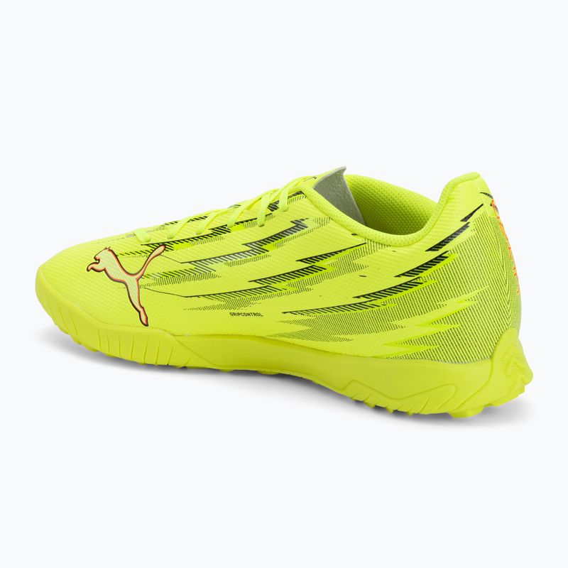 Încălțăminte de fotbal PUMA Ultra 6 Play TT yellow alert/puma black/glowing red/lime squeeze 3
