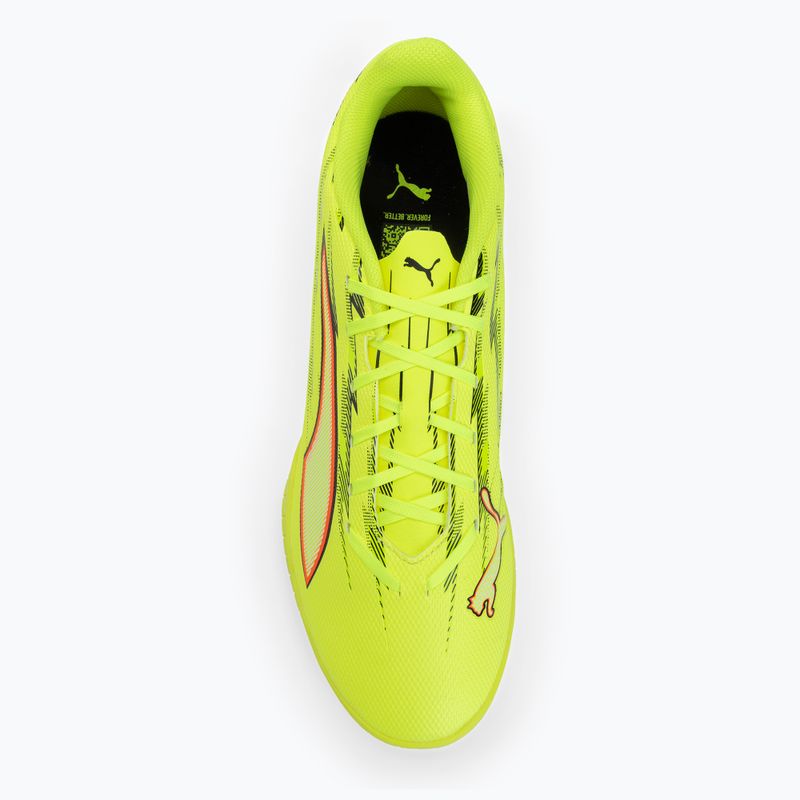 Încălțăminte de fotbal PUMA Ultra 6 Play TT yellow alert/puma black/glowing red/lime squeeze 5