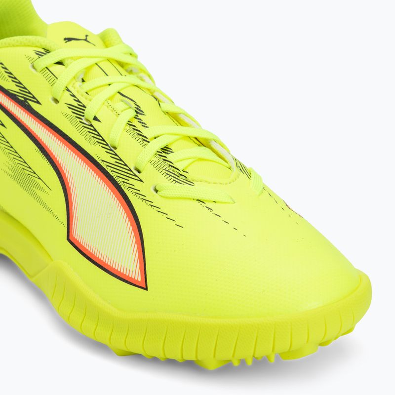 Încălțăminte de fotbal pentru copii PUMA Ultra 6 Play TT Jr yellow alert/puma black/glowing red/lime squeeze 7