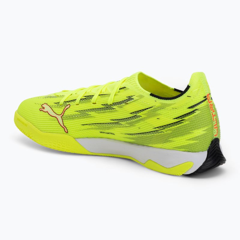 Încălțăminte de fotbal PUMA Ultra 6 Match IT yellow alert/puma black/glowing red/lime squeeze 3