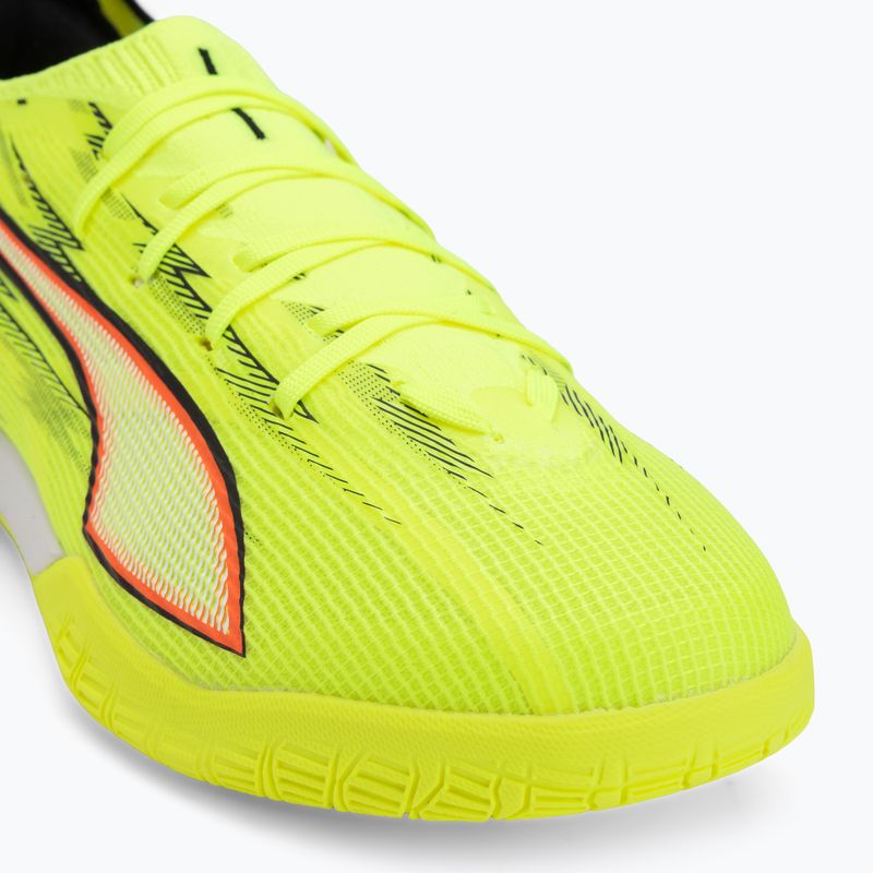 Încălțăminte de fotbal PUMA Ultra 6 Match IT yellow alert/puma black/glowing red/lime squeeze 7
