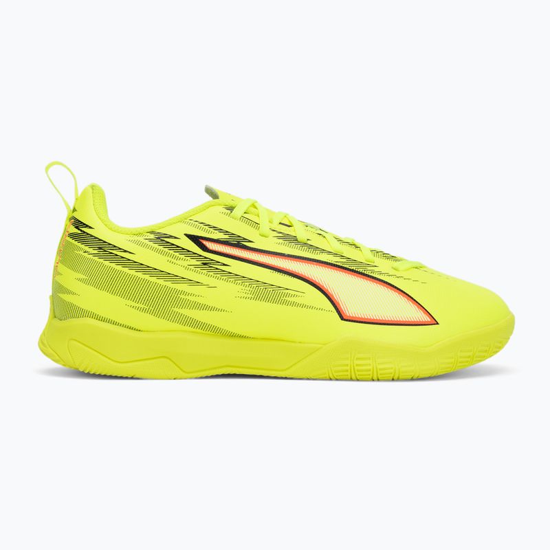 Încălțăminte de fotbal pentru copii PUMA Ultra 6 Play IT Jr yellow alert/puma black/glowing red/lime squeeze 2