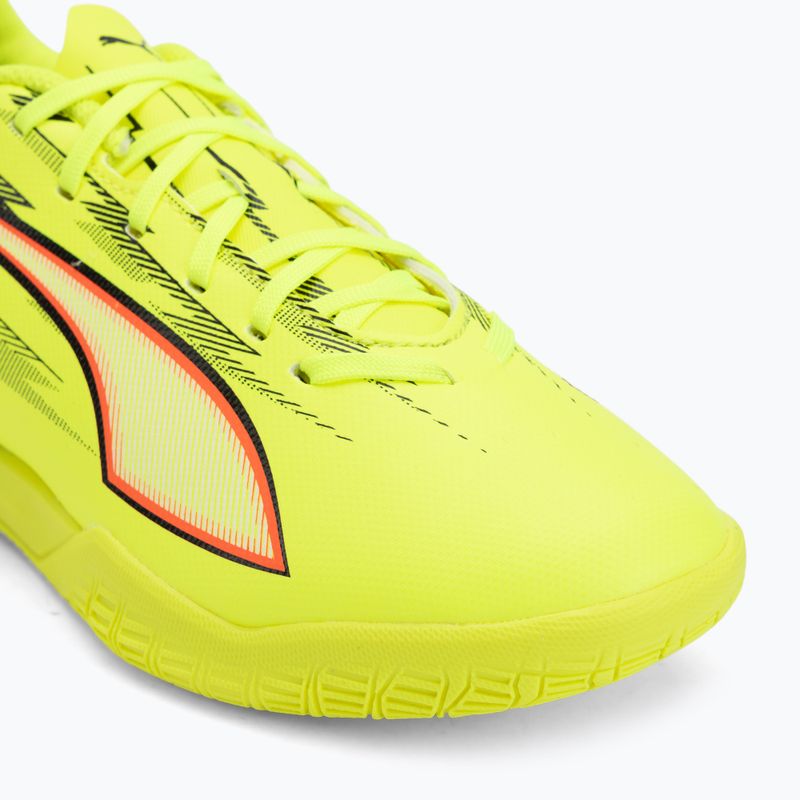 Încălțăminte de fotbal pentru copii PUMA Ultra 6 Play IT Jr yellow alert/puma black/glowing red/lime squeeze 7