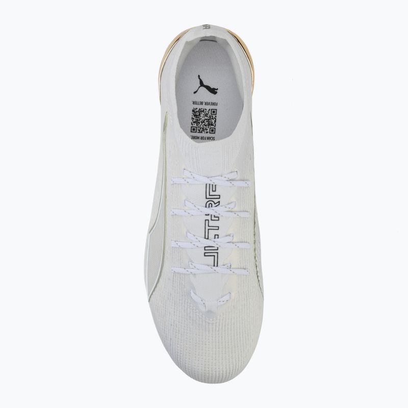 Încălțăminte de fotbal PUMA Ultra 6 Ultimate FG puma white/metallic gold/puma black 5