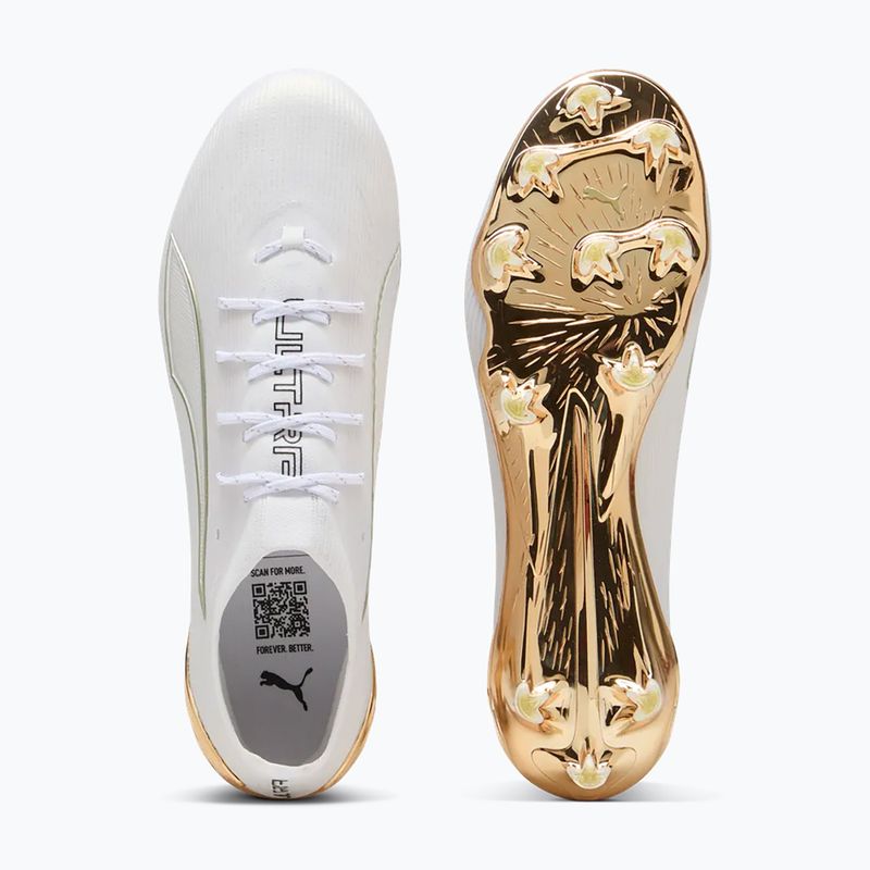 Încălțăminte de fotbal PUMA Ultra 6 Ultimate FG puma white/metallic gold/puma black 12