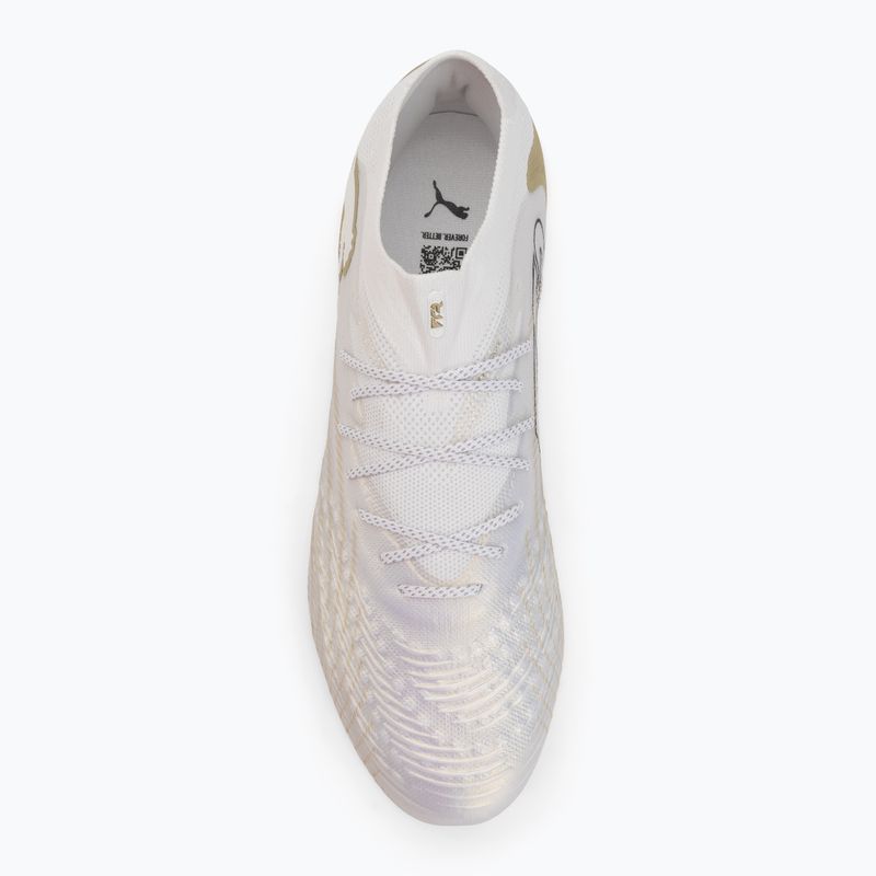 Încălțăminte de fotbal PUMA Future 9 Ultimate FG puma white/metallic gold 5