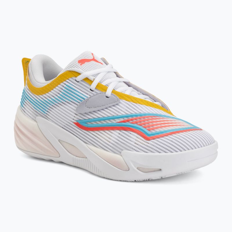Încălțăminte de baschet PUMA All-Pro NITRO 2 puma white/sunblaze