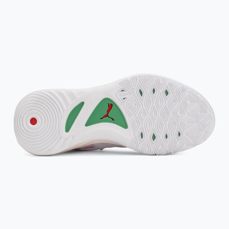 Încălțăminte de baschet PUMA All-Pro NITRO 2 puma white/sunblaze 4