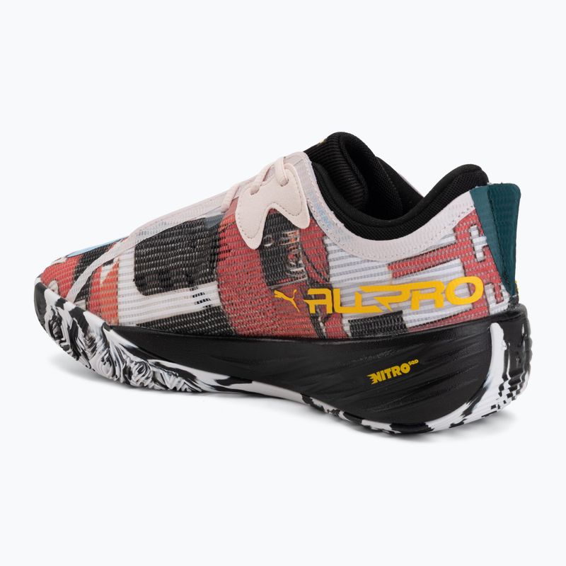 Încălțăminte de baschet PUMA All-Pro NITRO 2 puma black/jasmine flower 3