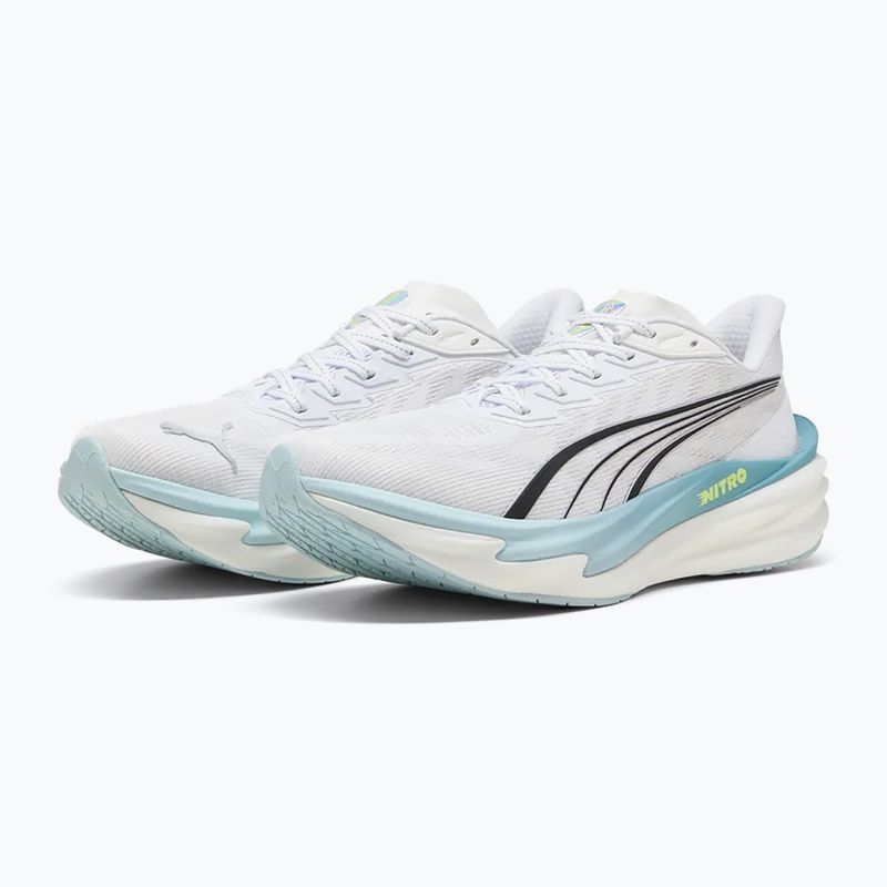 Încălțăminte de alergare pentru bărbați PUMA Deviate Nitro 4 white 3