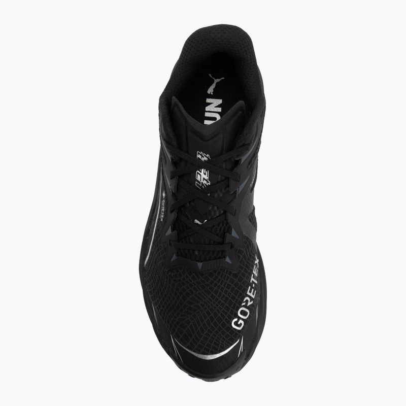 Încălțăminte de alergare pentru bărbați Puma Fast-Trac Nitro 4 Gore-Tex puma black/puma silver 5
