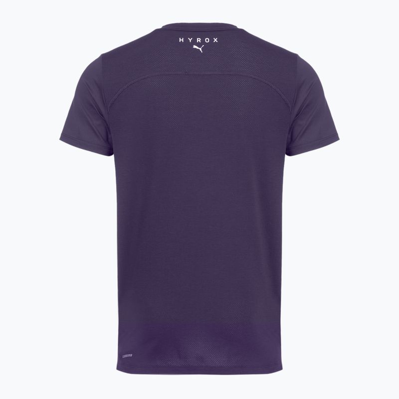 Tricou de antrenament pentru bărbați PUMA x HYROX Cloudspun Thermoadapt Tee mov 2