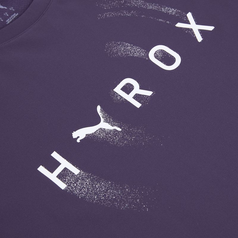 Tricou de antrenament pentru bărbați PUMA x HYROX Cloudspun Thermoadapt Tee mov 3