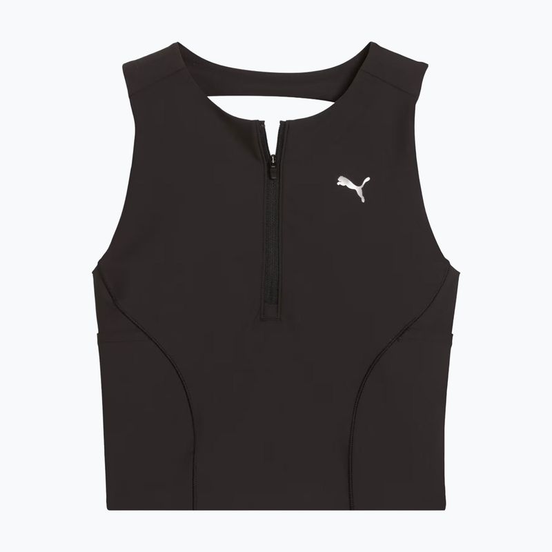 Top de alergare pentru femei PUMA Run Lightstride Crop Top puma black 5