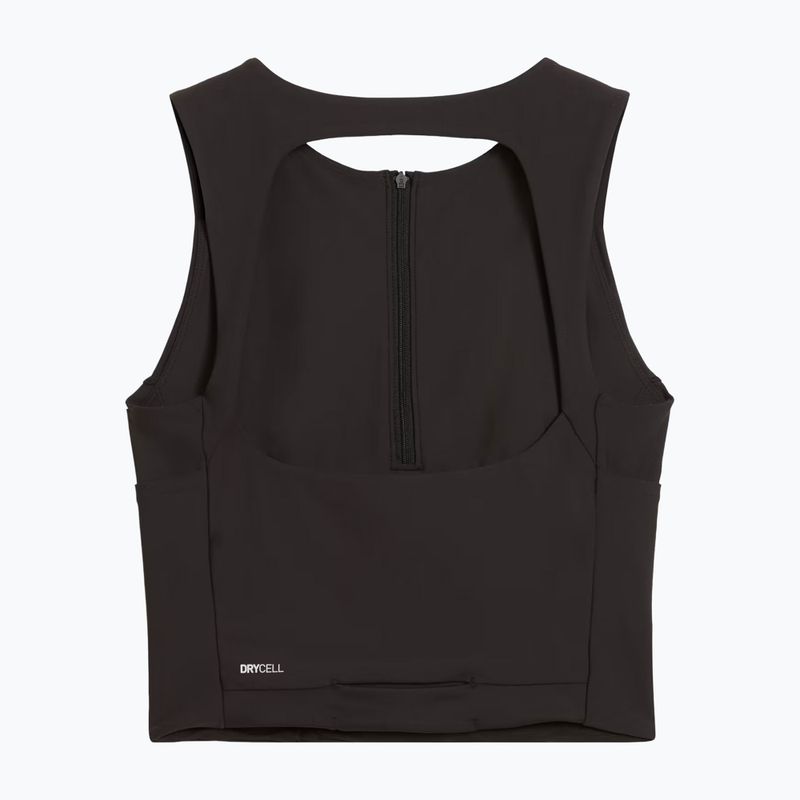 Top de alergare pentru femei PUMA Run Lightstride Crop Top puma black 6