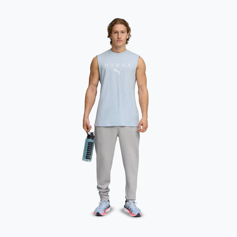 Tricou de antrenament pentru bărbați PUMA x HYROX Cutoff Tank gri 2