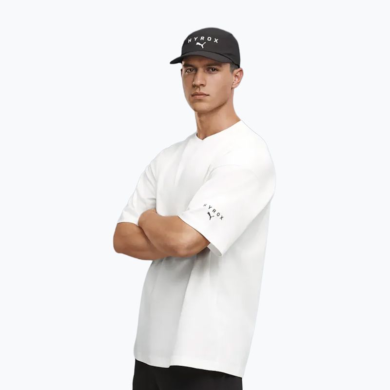 Tricou de antrenament pentru bărbați PUMA Hyrox City Lifestyle Tee white 3