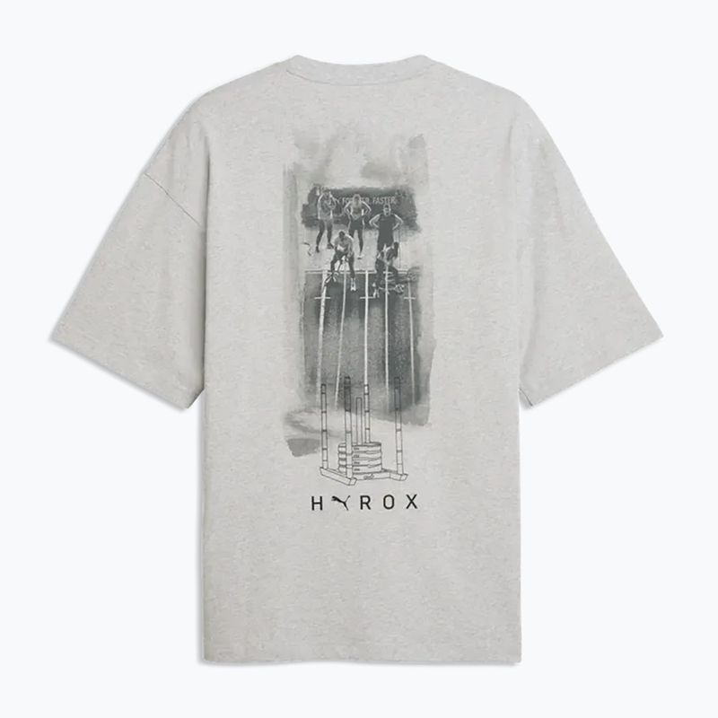 Tricou de antrenament pentru bărbați PUMA x HYROX Lifestyle Tee gri 5