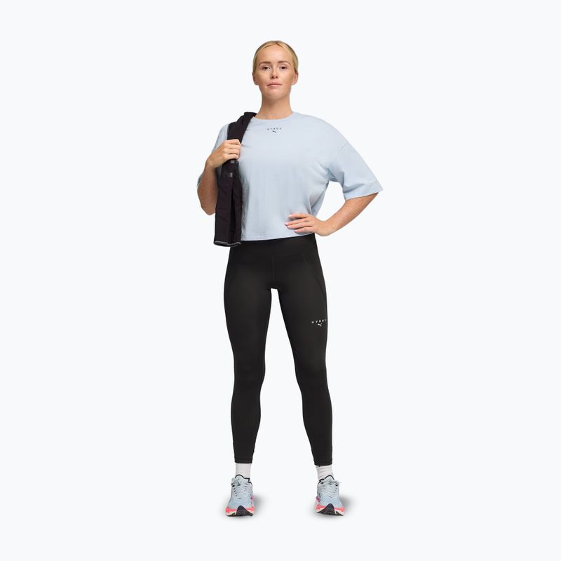 Tricou de antrenament damă PUMA x HYROX Cropped Lifestyle Tee gri 2