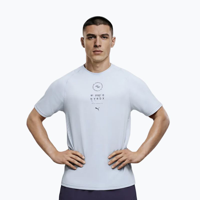 Tricou de antrenament pentru bărbați PUMA x HYROX Dryelite Training Tee gri