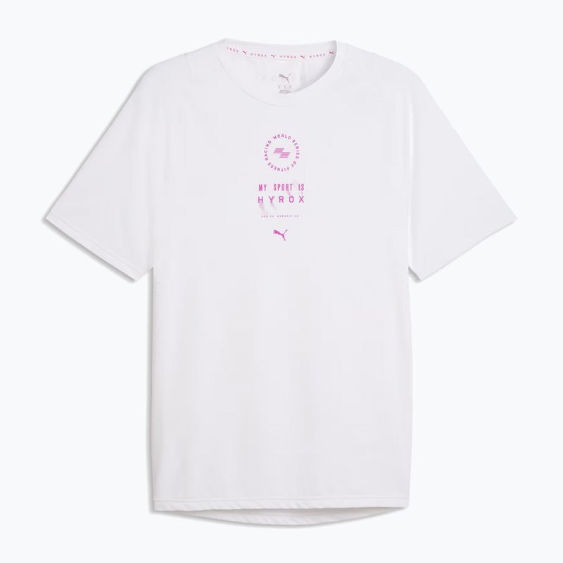 Tricou de antrenament pentru bărbați PUMA x HYROX Dryelite Training Tee alb