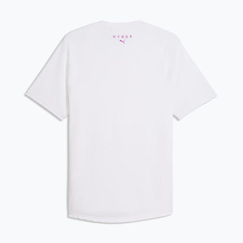 Tricou de antrenament pentru bărbați PUMA x HYROX Dryelite Training Tee alb 2