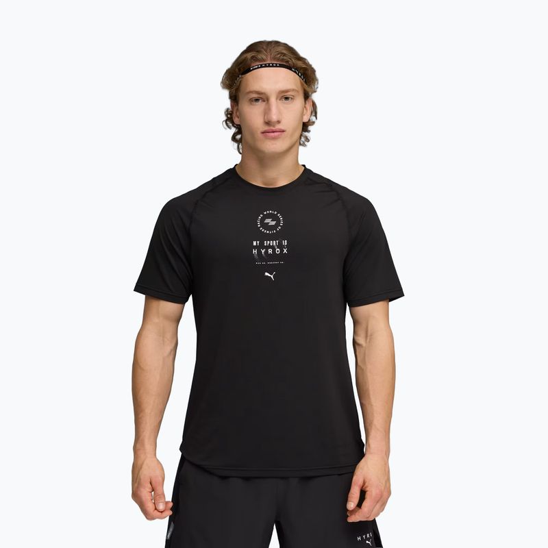 Tricou de antrenament pentru bărbați PUMA x HYROX Dryelite Training Tee negru