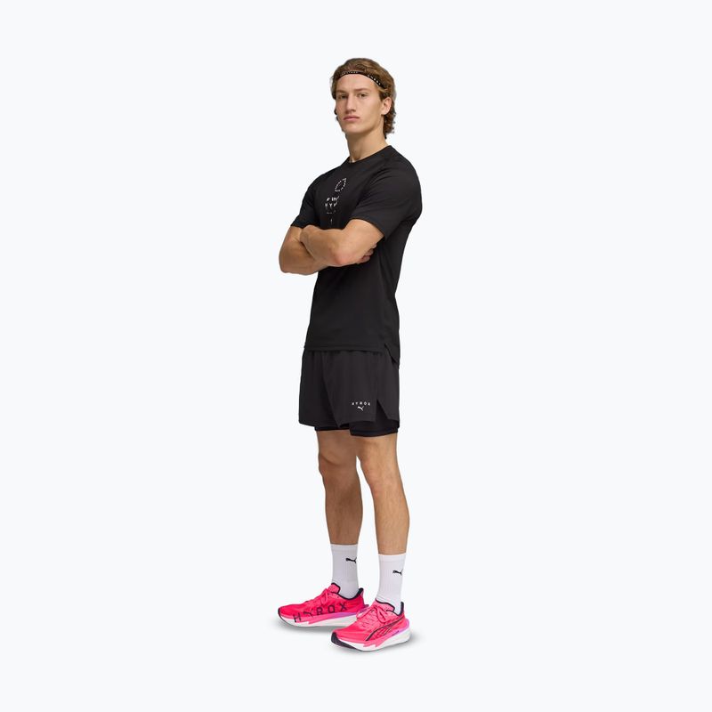Tricou de antrenament pentru bărbați PUMA x HYROX Dryelite Training Tee negru 2