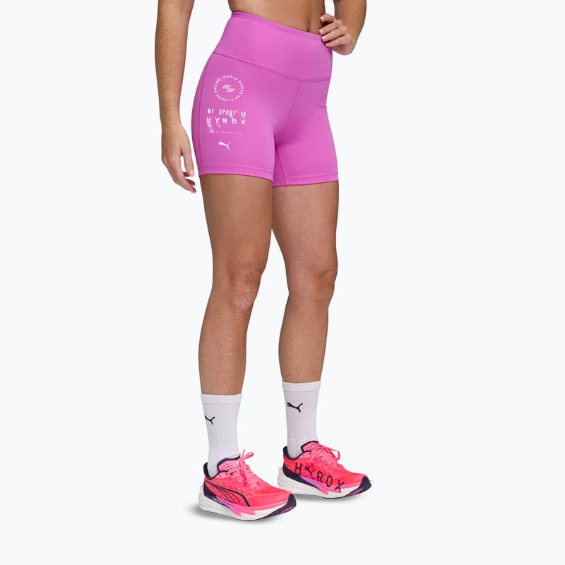 Pantaloni scurți de antrenament pentru femei PUMA x HYROX Tad Essential Tight roz