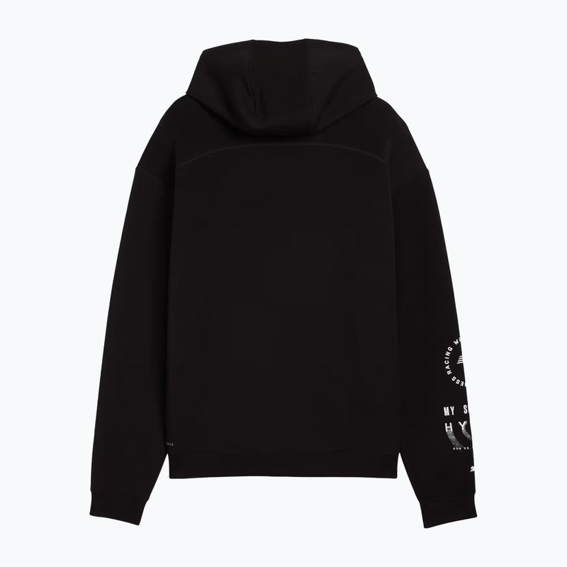 Hanorac de antrenament pentru bărbați PUMA x HYROX Cloudspun Hoodie negru 7