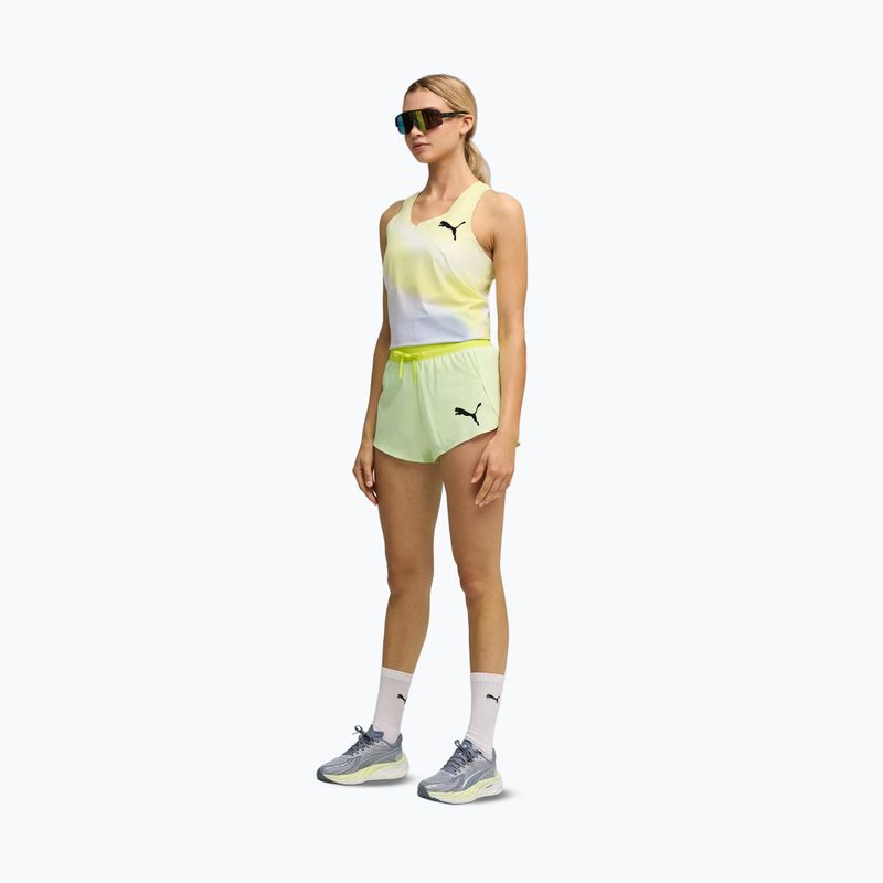 Tricou de alergare pentru femei PUMA Lightspeed Ultraweave Graphic Singlet silver mist 2