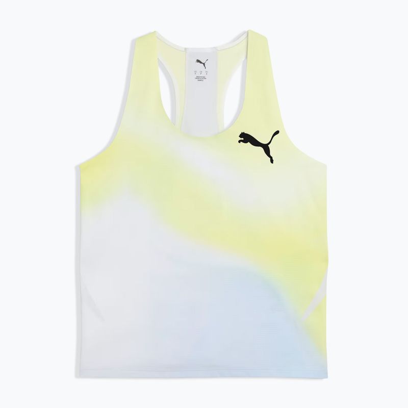 Tricou de alergare pentru femei PUMA Lightspeed Ultraweave Graphic Singlet silver mist 6