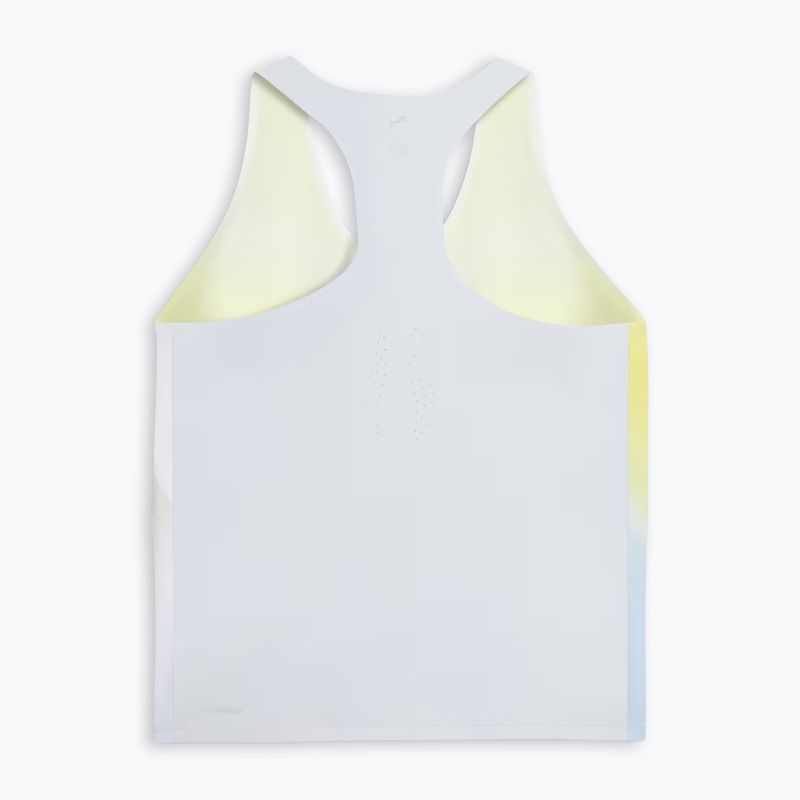 Tricou de alergare pentru femei PUMA Lightspeed Ultraweave Graphic Singlet silver mist 7