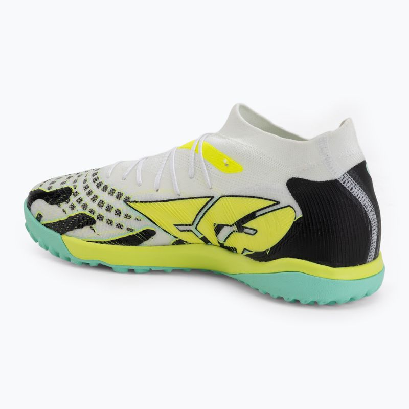 Încălțăminte de fotbal PUMA Future 9 Match Creativity TT yellow alert/mint jelly/puma white/puma black 3