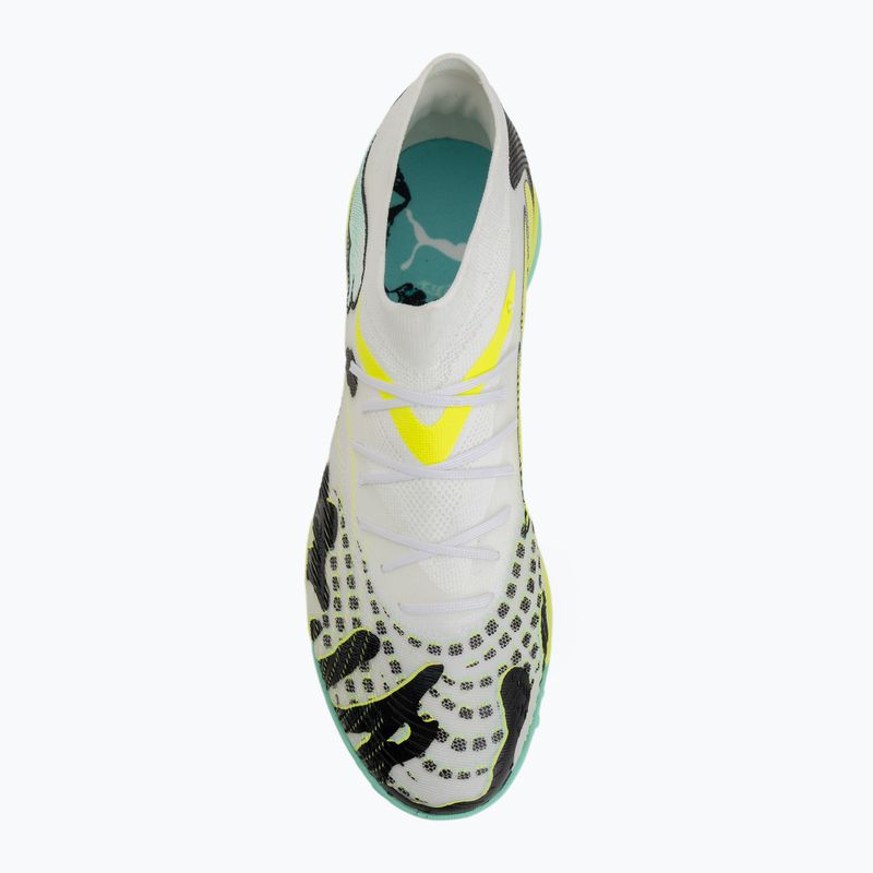Încălțăminte de fotbal PUMA Future 9 Match Creativity TT yellow alert/mint jelly/puma white/puma black 5
