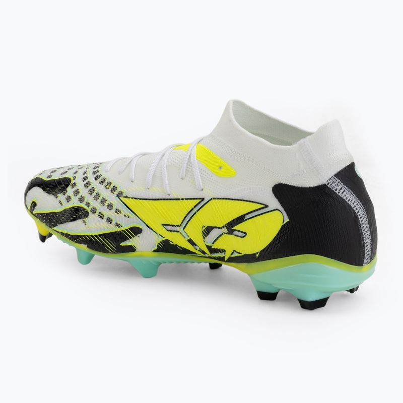 Încălțăminte de fotbal PUMA Future 9 Match Ctivity Fg/Ag yellow alert/mint jelly/puma white/puma black 3