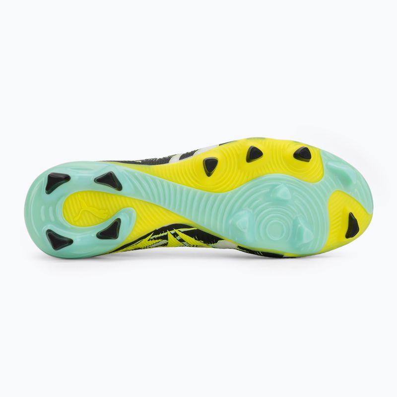 Încălțăminte de fotbal PUMA Future 9 Match Ctivity Fg/Ag yellow alert/mint jelly/puma white/puma black 4