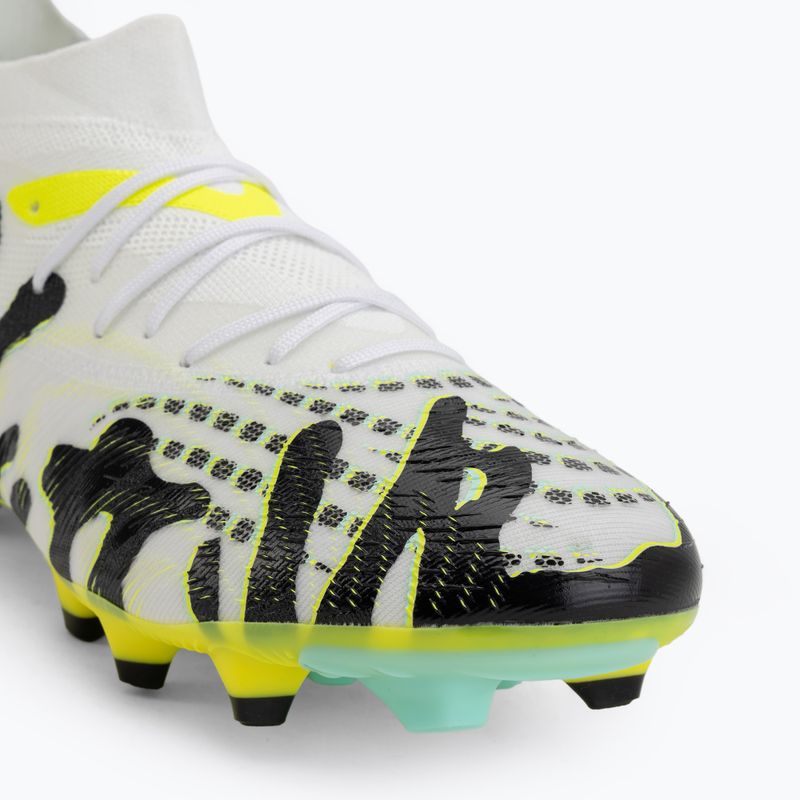Încălțăminte de fotbal PUMA Future 9 Match Ctivity Fg/Ag yellow alert/mint jelly/puma white/puma black 7