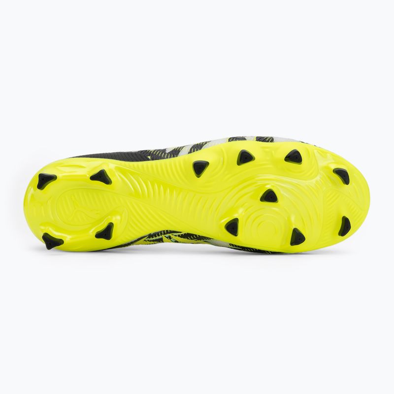 Încălțăminte de fotbal pentru copii PUMA Future 9 Match Creativity Fg/Ag Jr yellow alert/mint jelly/puma white/puma black 4