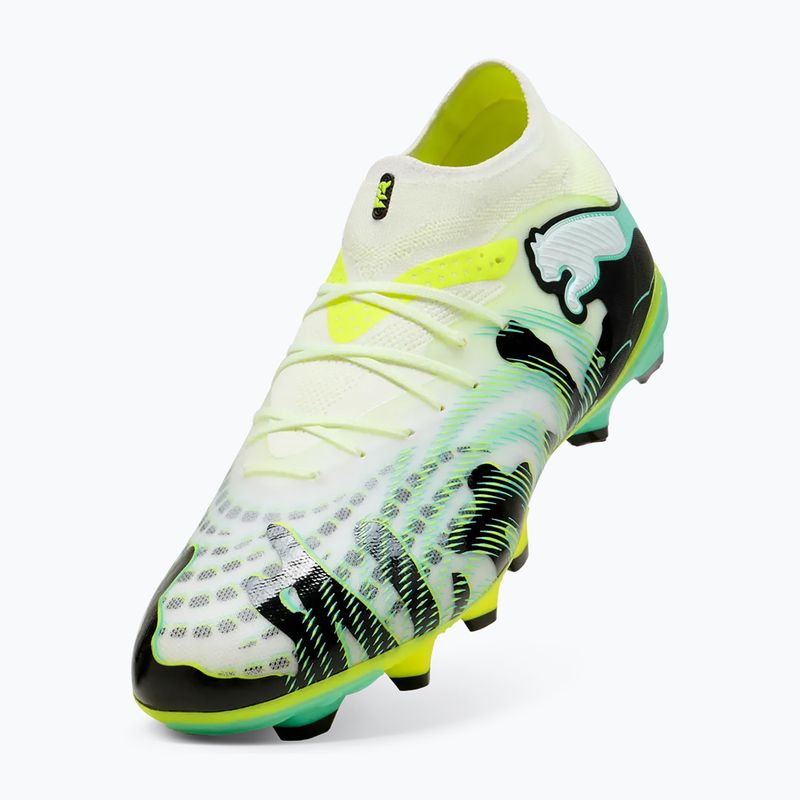 Încălțăminte de fotbal PUMA Future 9 Pro Ctivity Fg/Ag yellow alert/mint jelly/puma white/puma black 12