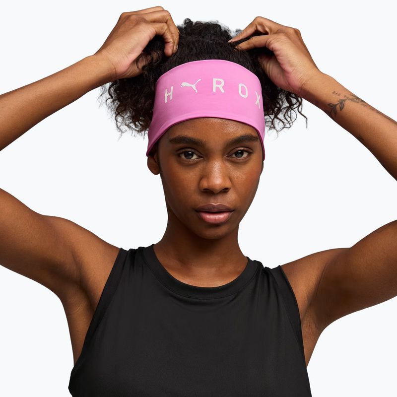 Bandă pentru încheietură PUMA Hyrox Sweatband pink 2