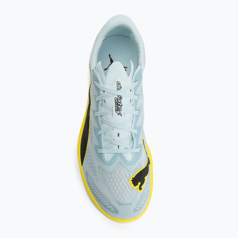 Încălțăminte de alergare pentru femei Puma Deviate Nitro Elite 4 Fresh Water/Lemon Crush/Puma Black 5