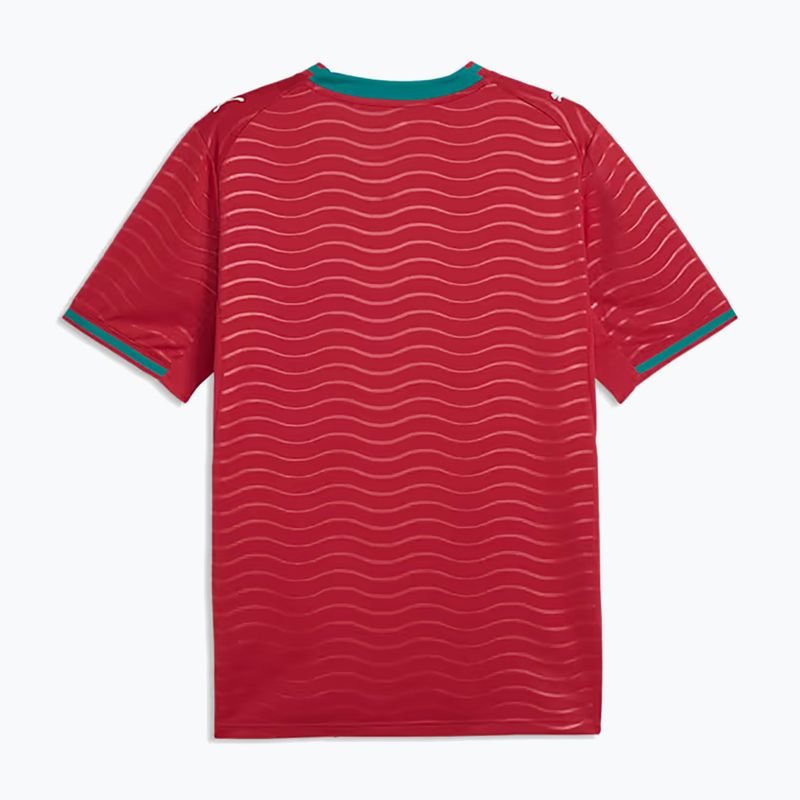 Tricou de fotbal pentru bărbați PUMA FPF Portugal Home Jersey Replica Club roșu/verde 7