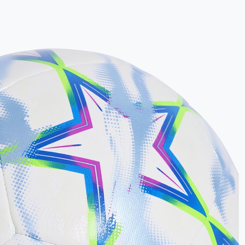 Minge de fotbal adidas UEFA Champions League Training 26/27 white/purple burst/glory blue 4